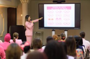Colaboradoras del Ministerio Administrativo de la Presidencia reciben orientación sobre el cáncer de mama y participan en jornada de sonomamografía