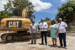 Ministro Andrés Bautista deja iniciados los trabajos de construcción del Jardín Botánico de La Maguana