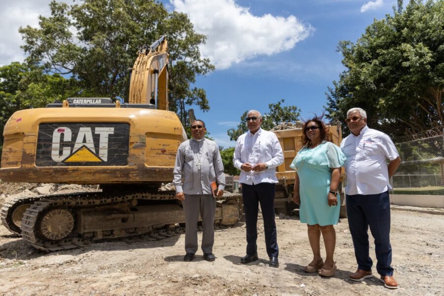 Ministro Andrés Bautista deja iniciados los trabajos de construcción del Jardín Botánico de La Maguana