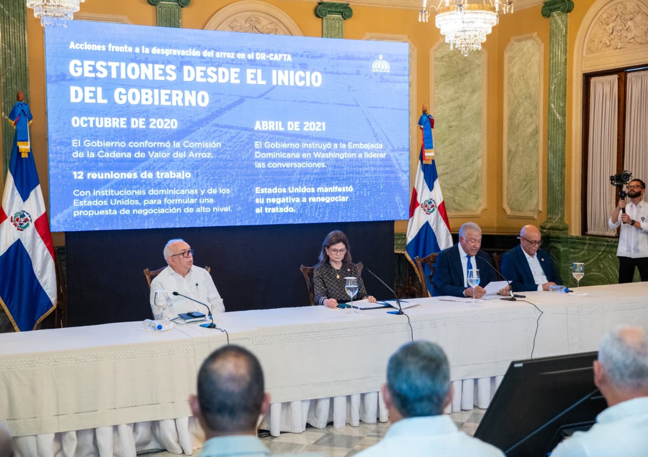 Gobierno continuará defendiendo la producción de arroz ante Estados Unidos; reforzará acciones de apoyo al sector